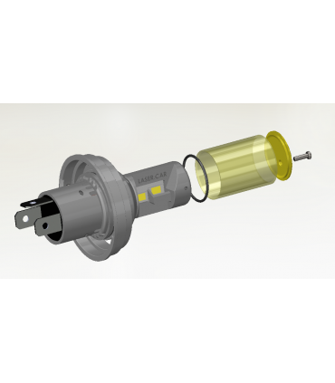 R2, P45t LED 150w*, Série TWIN CLASIC JAUNE, ventilé