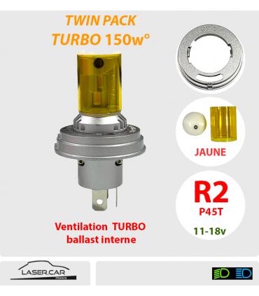 R2 P45T CODE EUROPEN  JAUNE POUR VEHICULE CLASSIQUE