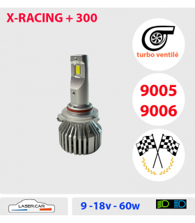 9005/9006 -HB3/4 LED, 300w* ANTI ERREUR, Série RACING+