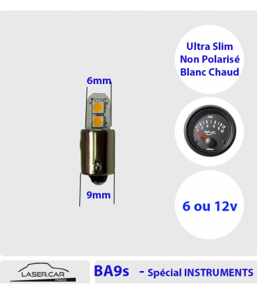 BA9s. Slim 9 mm pour instruments