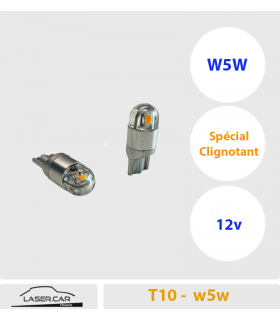 T10 w5w LED, 80 lm - ORANGE