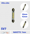 NAVETTE LED 6v, 12v, C5w SV7, SLIM 2 FACES