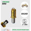 1x BA20d, H6, S2 LED, 6 à 30v, AC-DC BIKE