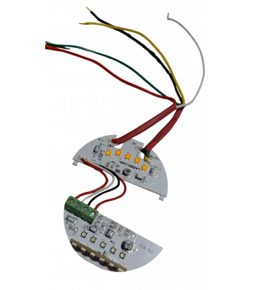 Platines FEUX arrière LED, BI-ZONE 4 fonctions  6 à12v