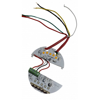 Platines FEUX arrière LED, BI-ZONE 4 fonctions  6 à12v