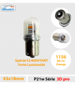 P21w 1156 LED, BA15s 6v à 12v. SLIM