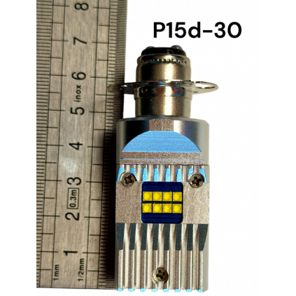 1x P15D-30 LED, 6 à30v, Plug & Play