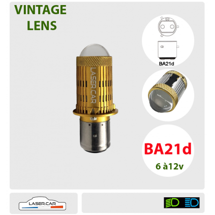 BA21D LED EXCLUSIVITÉ LASER CAR. LED PLUG&PLAY 6 a 12v - ventilé