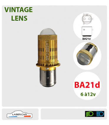 BA21D LED EXCLUSIVITÉ LASER CAR. LED PLUG&PLAY 6 a 12v - ventilé