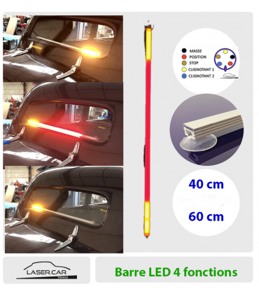 Barre LED multi fonctions 6 - 12v