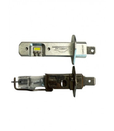 H1 HALOGÈNE VS H1 LED TST LASER CAR