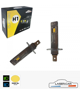 H1 ULTRA COURTE HAUT E PUISSANCE JAUNE  LASERCAR