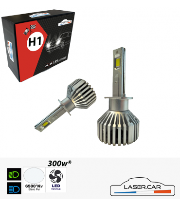 H1 LED, TRES HAUTE PUISSANCE, 300w, RACING LASER CAR