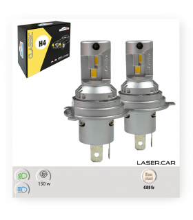 H4 LED TURBO VENTILEE BLANC CHAUD  LASERCAR