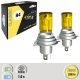 H4 LED TURBO VENTILEE JAUNE LASER CAR