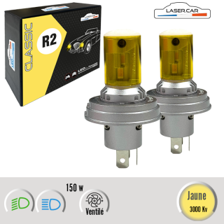 R2 P45T CODE EUROPEN  JAUNE POUR VEHICULE CLASSIQUE