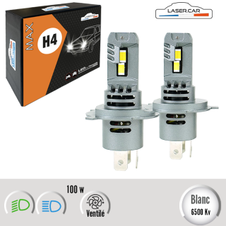 H4 LASERCAR 100W VENTILE SÉRIE MAX