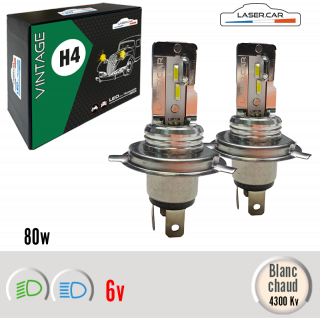 H4 LED 6v LASER.CAR