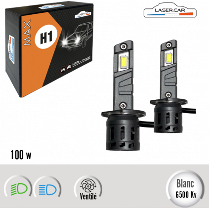 H1. TURBO VENTILEE LASER CAR. 100 W LED