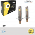 H1 LED 80w*, Plug & Play, Série PRO SLIM  JAUNE