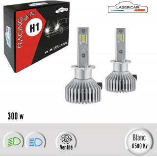 H1 LED, TRES HAUTE PUISSANCE, 300w, RACING LASER CAR