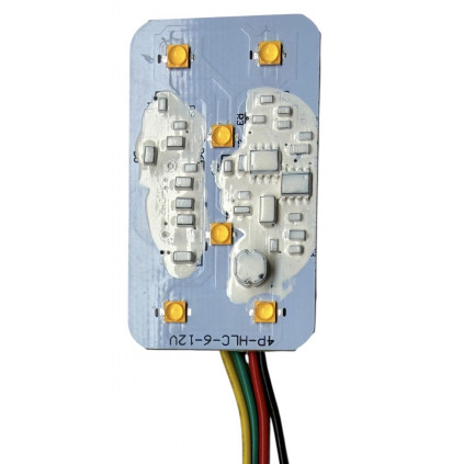KIT éclairage LED 6v (ou 12v) platine pour 4cv Renault