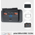 Prise 4x USB & USB-C - 2,1A - façade TDB