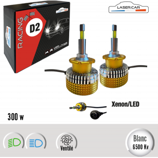 D2 XENON LED 360 DEGRES POUR LENTICULAIRES TRANSFORMATION XENON LED LASER CAR