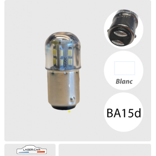 BA15d, LED 6v à 12v Série 3D PRO, BLANC